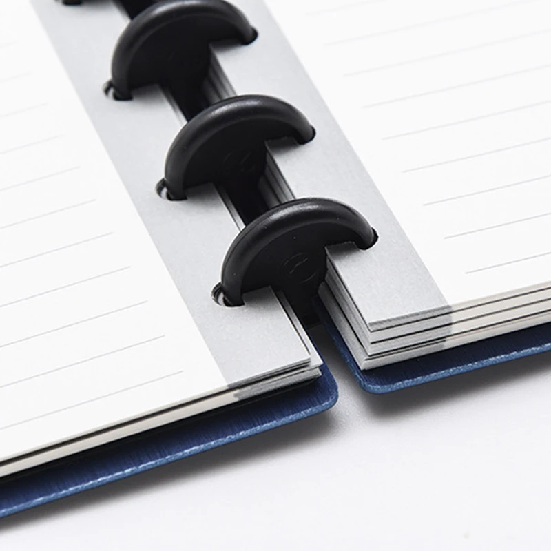 Высококачественное черное золотистое пластиковое кольцо для переплета диск