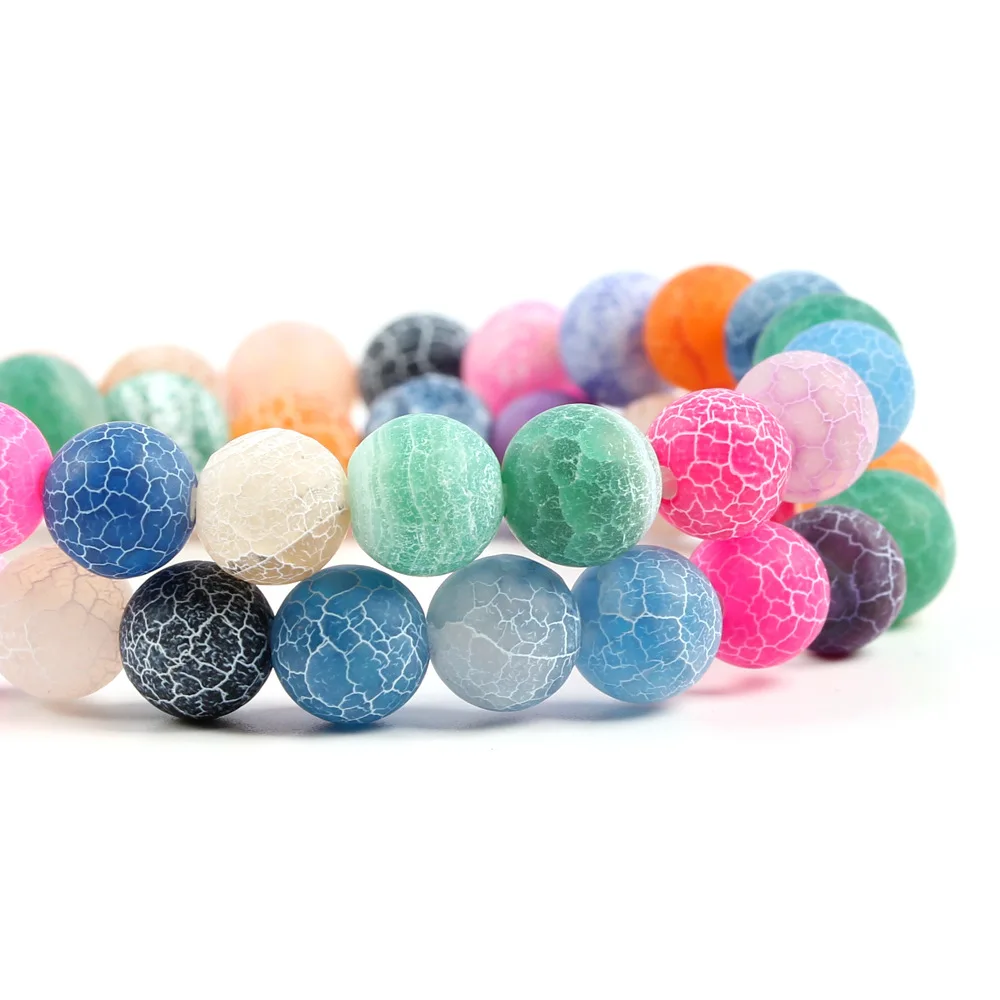 Круглые бусины из матового оникса 6/8/10 мм серый синий красный разные цвета