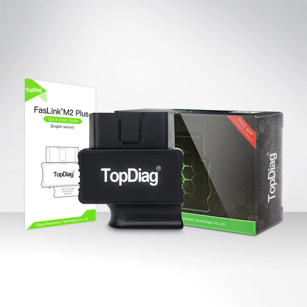Сканер ошибок TopDiag Faslink M2 OBD2 диагностический инструмент для автомобиля