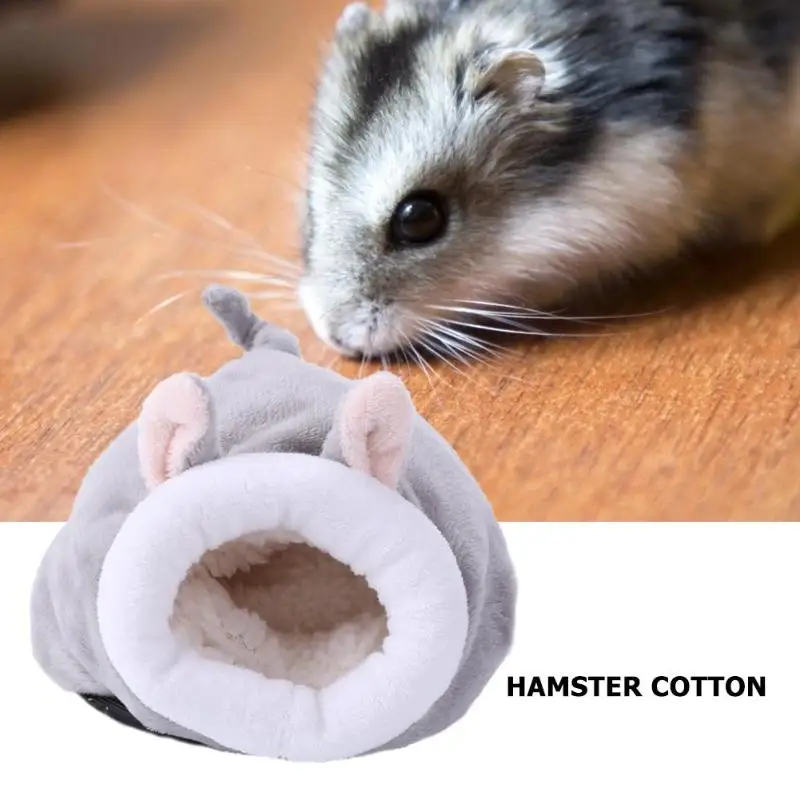 Little Pet Cute Soft Plush Nest Sleeping House Warm Hamster Puppy Kitten Bed Kennel Mat | Дом и сад