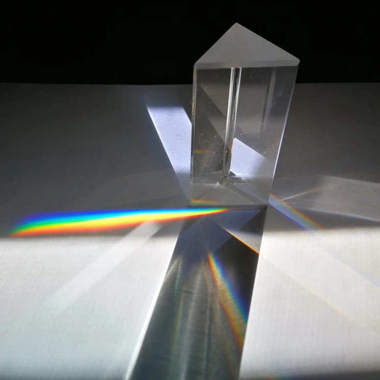 

Оптическое стекло прямоугольный отражающий треугольный призма для обучения светового спектра зеркальная треугольная призма