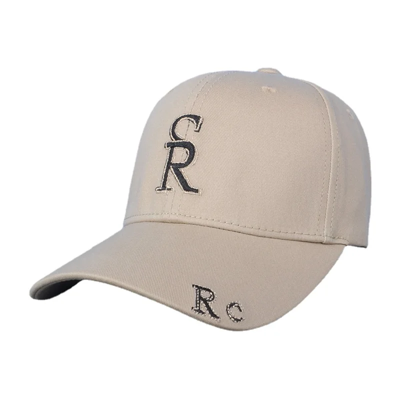 

Women's Summer Baseball Cap SR Letter Embroidery Unisex Cotton Sun Hats Black Hip Hop Hat for Men Women Fashion Baseball Caps