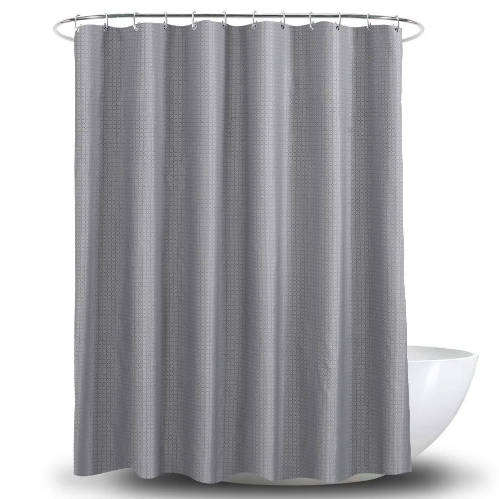 

Shower Curtain Waterproof Thickened Mildew Shower Curtain Cloth Bathroom Shower Curtain Small Square Shower Curtain