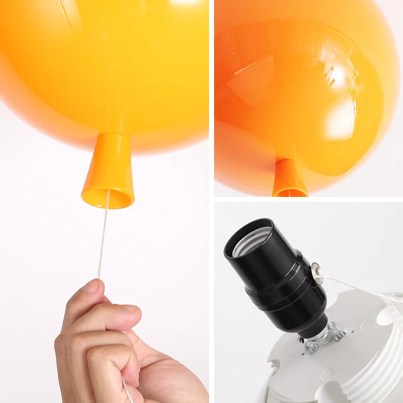 

Modern Balloon Ceiling Lights Children's Room Color Chandelier Ceiling Kids Room Lights Creative Bedroom Home Lighting Fixture