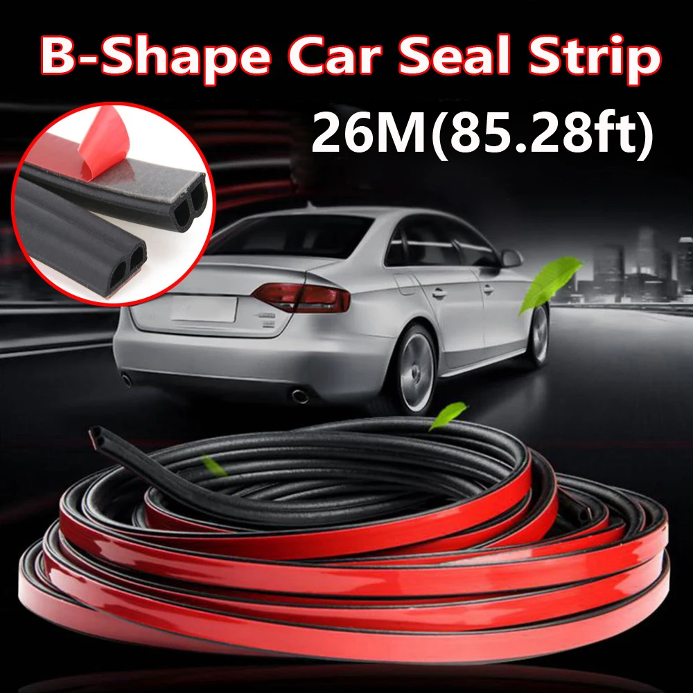 

Door Car Seal Strip Edge Foaming Material Heat resistance Noise Reduce Rubber B-Shape Type