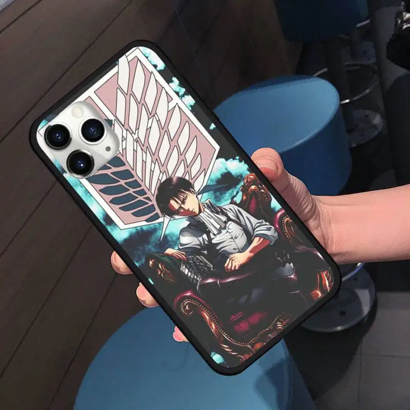 

Attack on titan anime COMIC Phone Case For iphone 7 8 12 11 XR XS pro Max Mini plus Soft silicone cover shell funda
