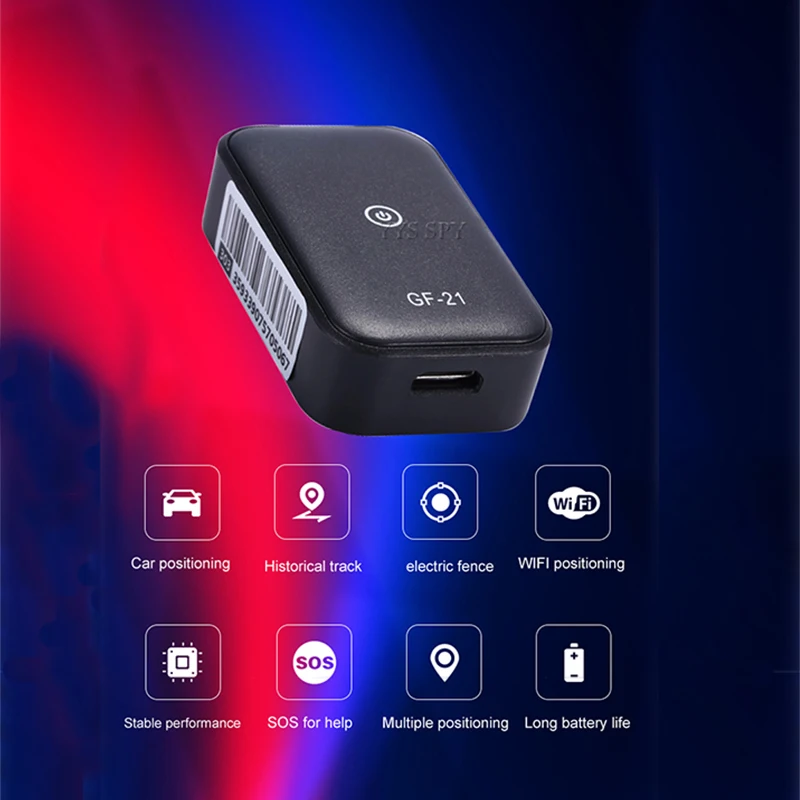 GF21 мини GPS-трекер LBS Wifi позиционирование SOS гео забор сигнализация 2G SIM SMS голосовой