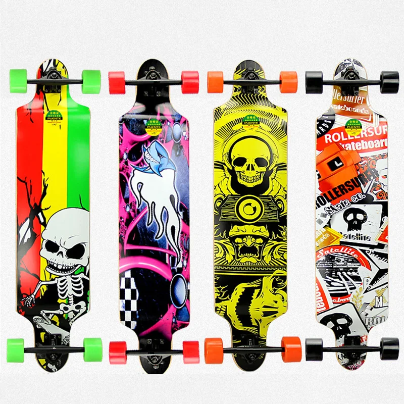 Уличный танцевальный Лонгборд скейтборд дорожный | Спорт и развлечения