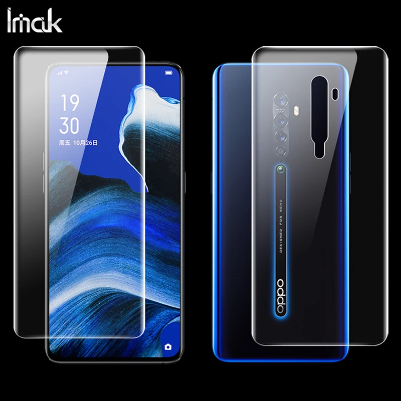 Imak Hydrogel III для OPPO Reno2, 2 шт., защита для заднего экрана, передняя, задняя, полное покрытие, мягкая защитная пленка, не стекло