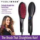 3 в 1 расческа для выпрямления волос Электрический выпрямитель для волос Плойка для сухих и волнистых волос, больше никаких спутываний Инструменты для укладки