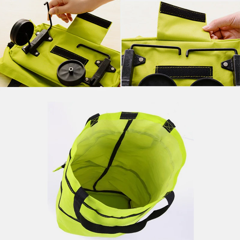 Portable Shopping Organizer Trolley Bag Foldable Tote Grocery Bags with Wheels Rolling Cart shipping bags | Дом и сад