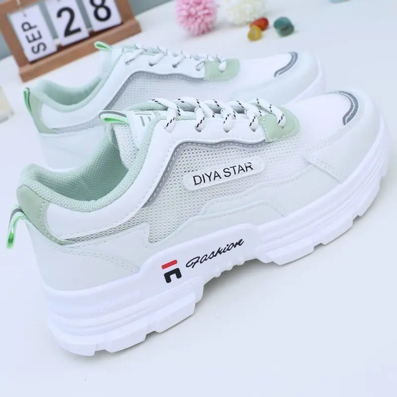 

Summer Net Shoes Women's Summer Breathable Sneakers 2021 Spring Summer All-match Women's Shoes Mesh Casual Sports Shoes