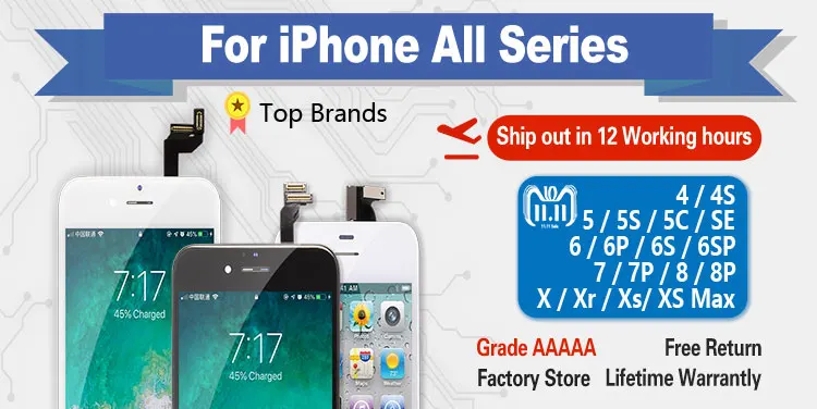 Белый и черный AAAAA абсолютно для iPhone 6 6G ЖК-дисплей кодирующий преобразователь сенсорного экрана в сборе для iPhone6 4,7 ''без битых пикселей+ подарок