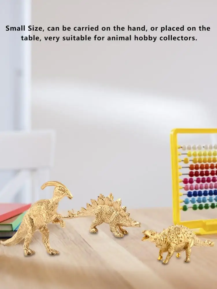 14 частей набор игрушек динозавров мини-фигурки реалистичные фигуры игрушек золотые животные для детского душа