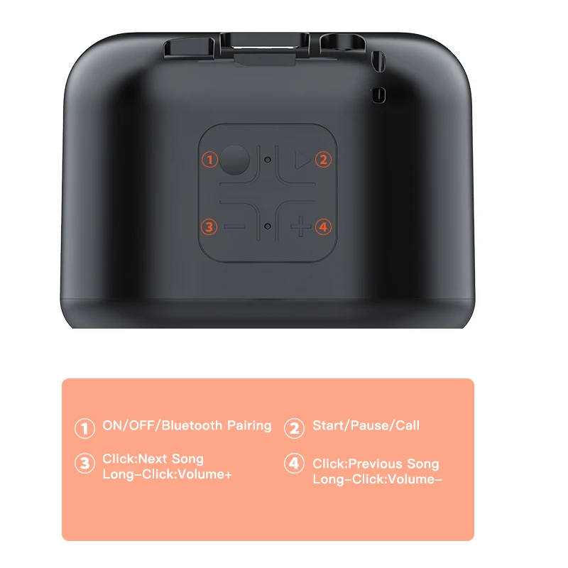 

Portable Bluetooth 5.0 Speaker with Mini Metal Bass Subwoofer Outdoor Wireless Hands Free Loudspeaker Stereo Sound Music Player