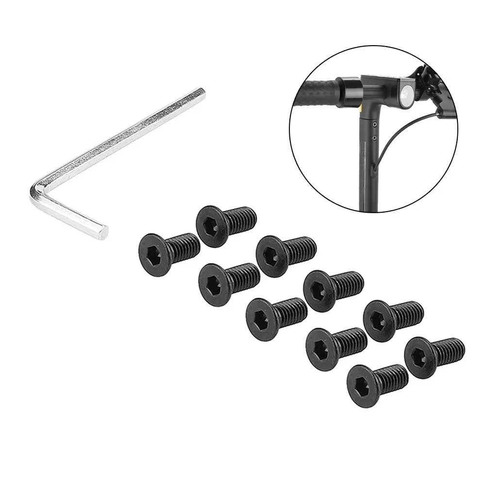 

10Pcs Hex Screws With Hexagon Handle Fit High Quality Durable Scooter Replacement Accessories For Xiao-mi M365 1S Essential