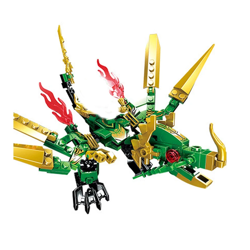 

438PCS 4 IN 1 Ninja Dragons Knight Swordsman Model KAI JAY ZANE Figures Building Blocks Kids Toys Bricks Gift for Children Boys