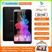 alldocube iplay 7t 4g lte phone call wifi tablet pc 6 98 inch hd ips 1280 x 720 android 9 0 2gb ram 16gb rom support tf card