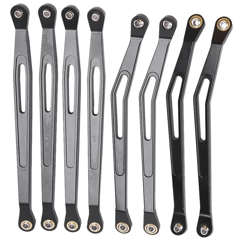 

8Pcs/Set Aluminum Alloy Upper Lower Suspension Links Linkage Set for 1/10 Axial WRAITH RC Crawler
