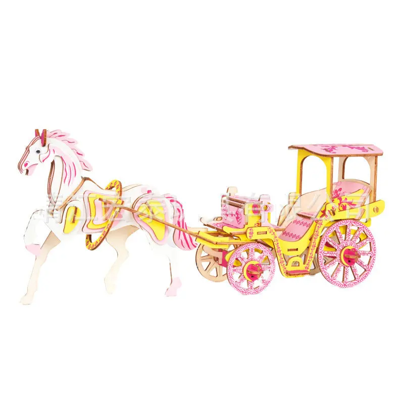 КОРОЛЕВСКАЯ КАРЕТА классический стиль украшения модель сборки сделай сам