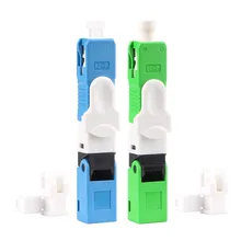UNIKIT Free Shipping 100PCS/Lot FTTH ESC250D SC APC/UPC Single-Mode Fiber Optic New Model Optic Fast Connector