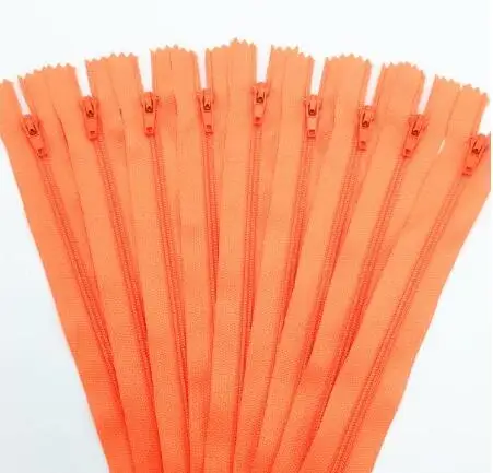 ORANGE 100 шт. нейлоновые молнии, Bantoye 8 дюймов красочные швейная молния поставки для портновский пошив ремесел, 20 разных цветов - Цвет: ORANGE