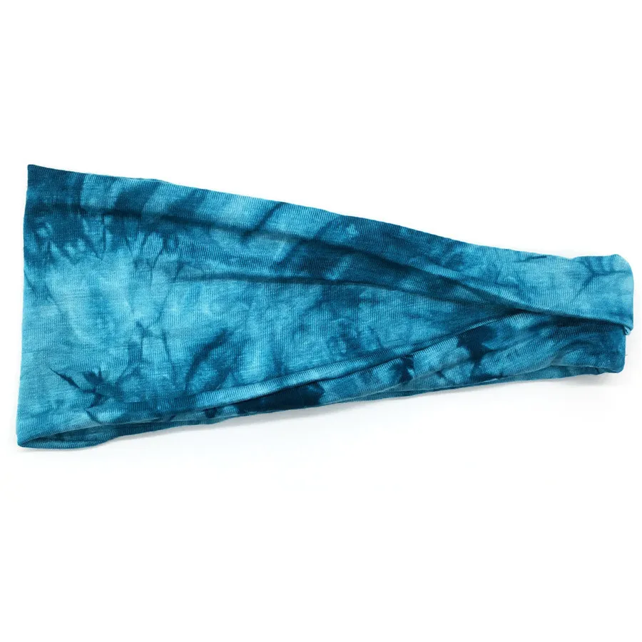 24 Tie Dye Велоспорт Йога Спортивная Повязка от пота мужчины Sweatband для мужчин женщин головные повязки для йоги головы Налобные повязки Спортивная безопасность - Цвет: 24