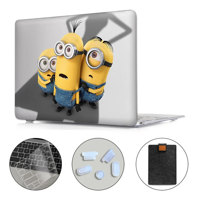 Чехол для ноутбука MTT с мультипликационным принтом для Macbook Air 11 13 Pro 13 15 Touch Bar PC, Жесткий Чехол 12 дюймов retina 13,3 15,4 дюймов, сумка для ноутбука - Цвет: MAC06