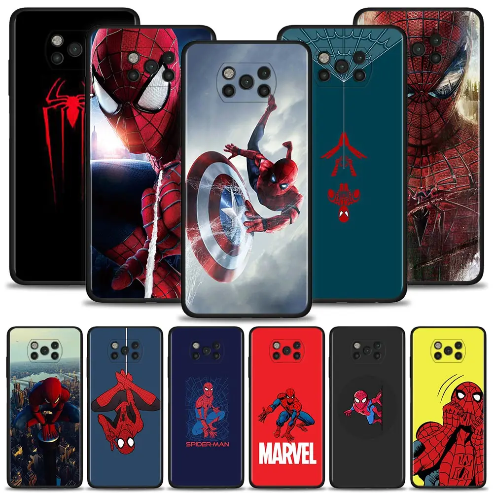 Чехол с изображением маленького человека-паука Marvel для POCO X3 NFC M3 Pro F3 GT F1 чехол Mi 11T