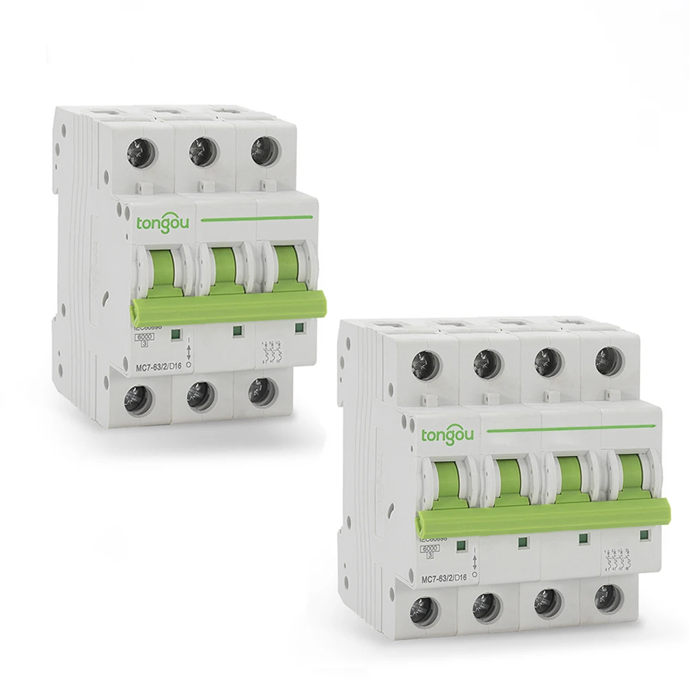 

Автоматический выключатель Curve D 3P 4P 6A 10A 16A 20A 25A 32A 40A 50A 63A MCB 6KA 110V/220V/400V 50/60HZ