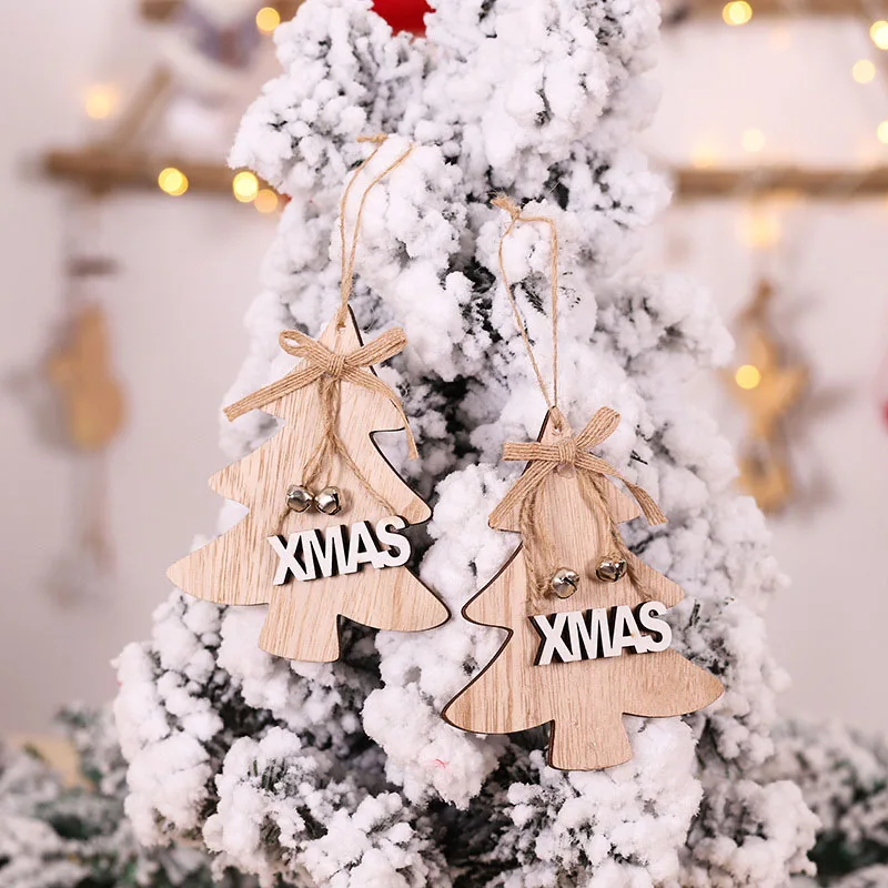 1 комплект Счастливого Рождества деревянные подвесные Рождественская елка