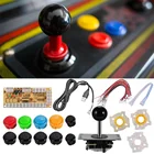 Zero Delay аркадная игра DIY наборы деталей USB энкодер доска + ДЖОЙСТИК контроллеры + кнопки + круглаяквадратнаявосьмиугольная прокладка