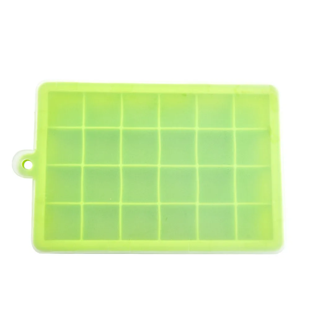 

15/24-Cavity Cake Mold Chocolate Square Silicone Baking Soap Mould Cube Tray Ice with Tray Cover