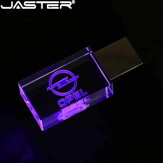JASTER OPEL crystal + металлический флеш-накопитель USB pendrive 4 ГБ 8 16 32 64 128 Гб Внешняя карта