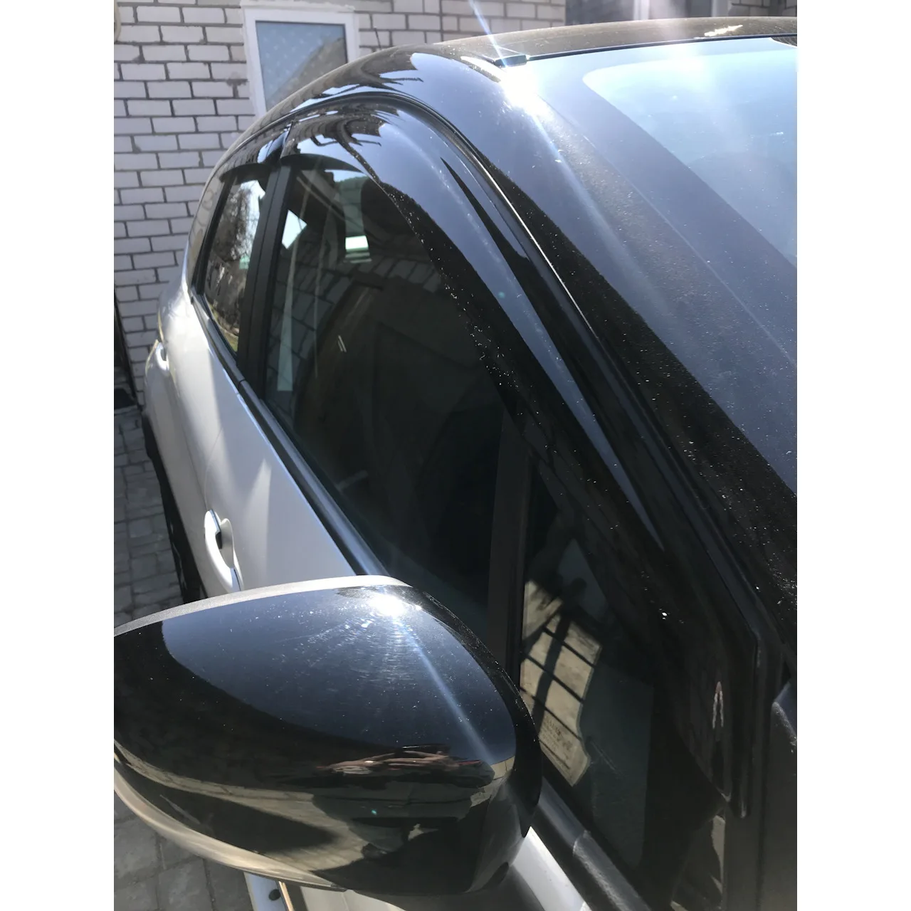 Ветровики для рено ренаулт каптюр дефлекторы окон дождевики на окна козырьки