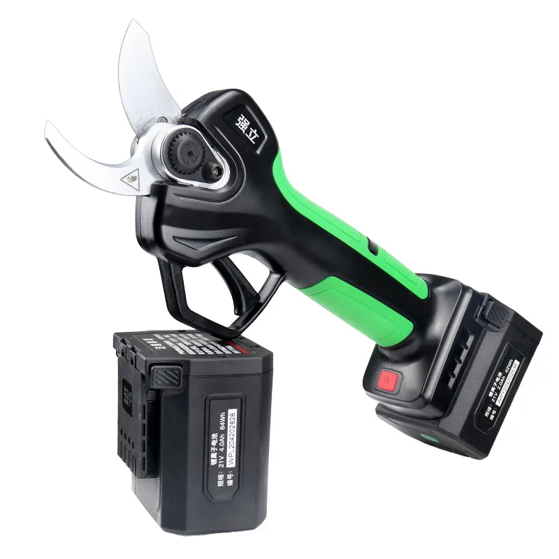 

Electric Fruit Tree Shears Garden Cordless Pruning Shears 35mm Rechargeable Portable Garden Cutting Tools with 2 Lithium Battery