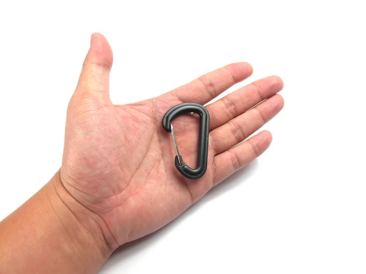 Пластик карабина брелок Mosqueton туристического снаряжения с альпинистским