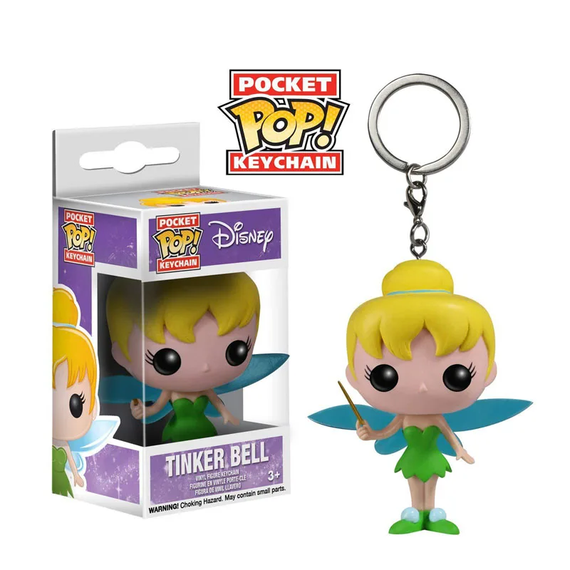 FUNKO поп Дисней Marvel мультфильм Карманный Брелок Скрудж макдак Maleficent CHOST RIDER Рисунок Игрушки для детей Рождественский подарок - Цвет: Шампанское