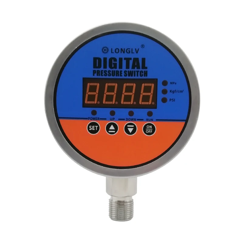

LONGLV YL-818E High precision Water, Oil, Gas Intelligent Digital Electric Contact Pressure Switch