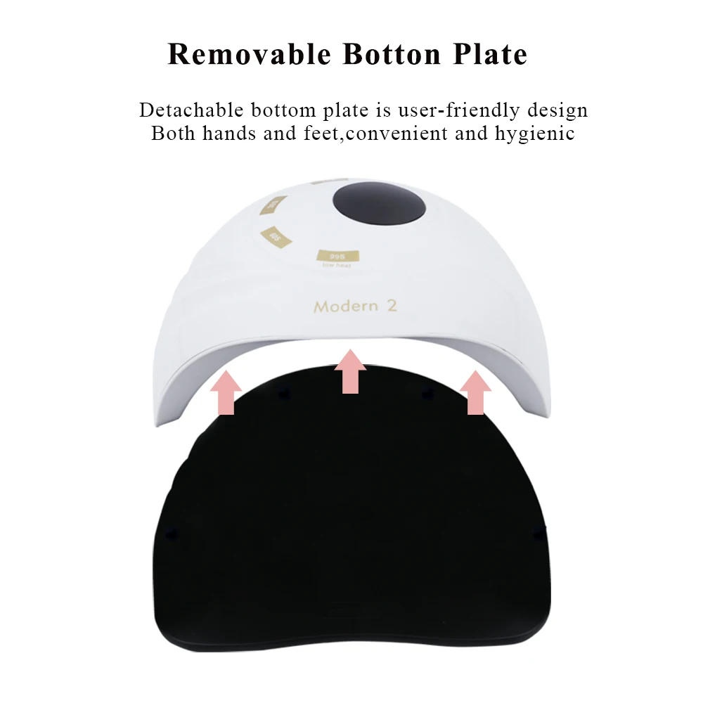 Новый Сушилка для ногтей УФ светодиодный маникюрный аппарат с нижним ЖК дисплеем