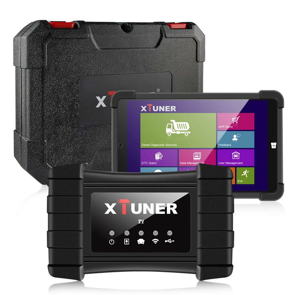 Xтюнер T1 HD для тяжелых грузовиков OBD2 автомобильный диагностический инструмент с