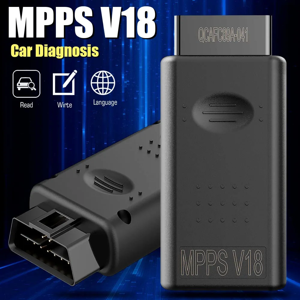 Низкая цена MPPS V21 разрывной тросовой кабель V18.12.3.8 ECU чип для настройки лучше чем V18