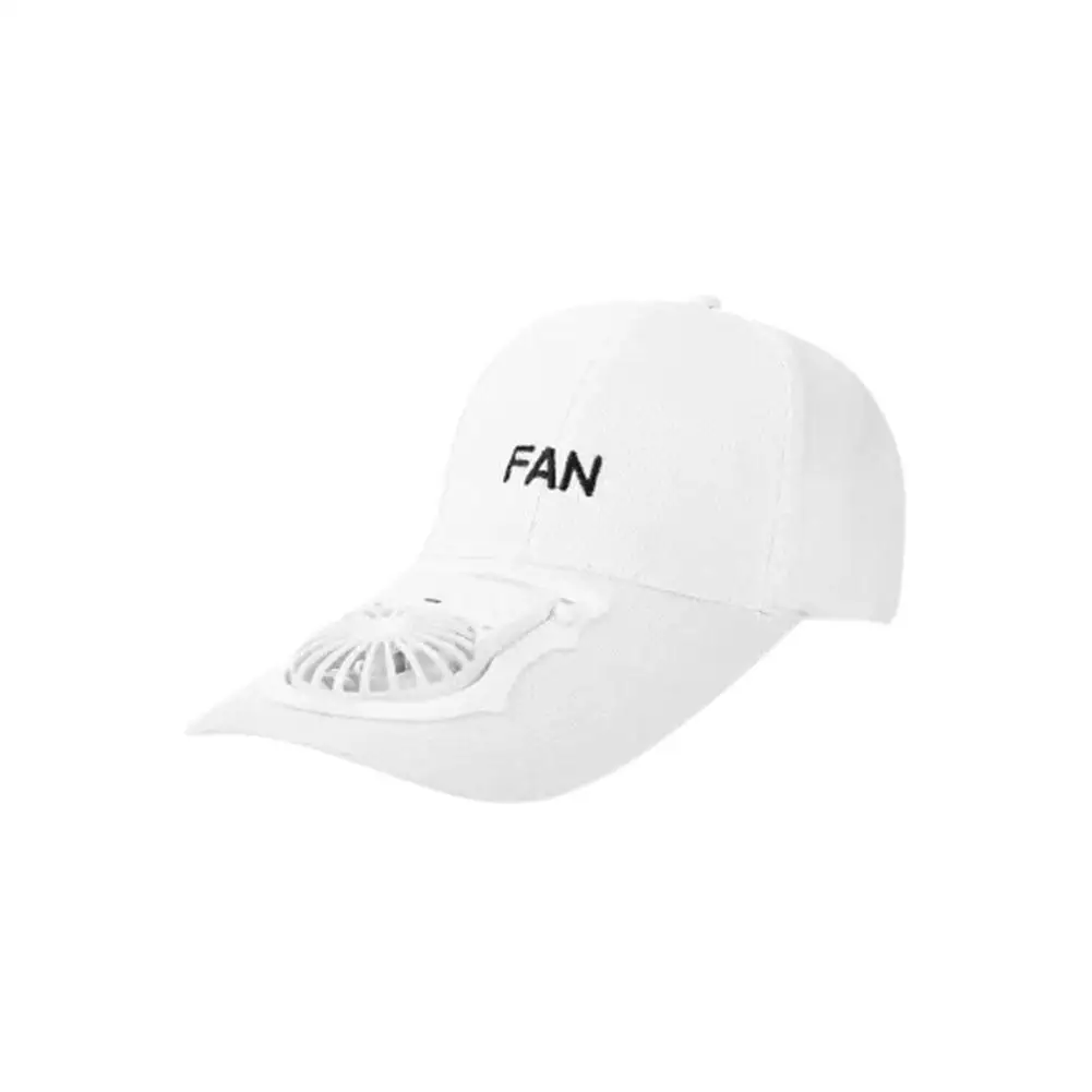 

2021 New Product USB Charging Fan Peak Cap Neutral Adjustable Small Anti-ultraviolet Mini Fan Speed Sunshade Cooler Wind J9H4