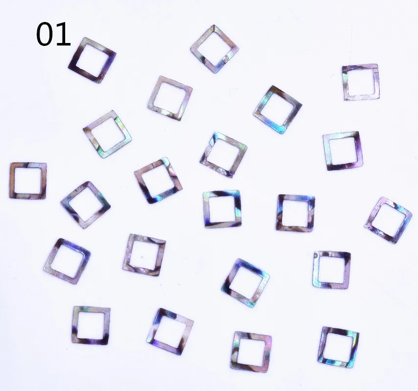 

NOQ 100 Pcs Nail Designs Art Decorations Natural Shell Piece Stickers Rhinestones Decor For Nails Jewelry Manicure Accessoires