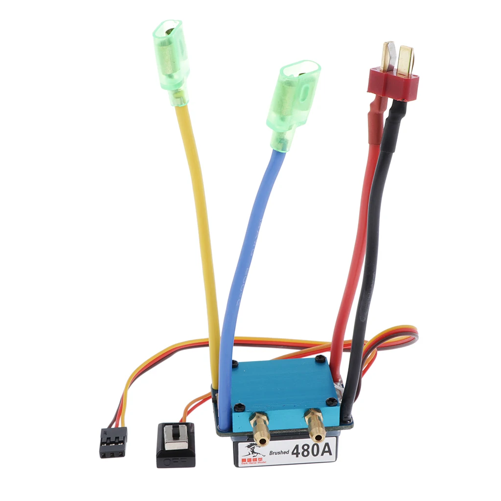 

1pc 480A Brushed ESC Electric Dual Mode Brake 5V for RC