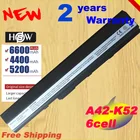 Специальная цена 6-элементный перезаряжаемый аккумулятор для ASUS K52J K52JB K52JC K52JE K52JK K52JR K52N K52EQ K52JT K52J, быстрая доставка