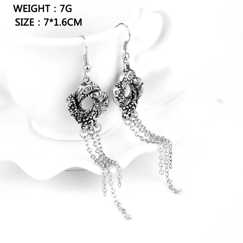 Модные серьги из фильма 007 алжирский узел любви модные серьги-подвески казино