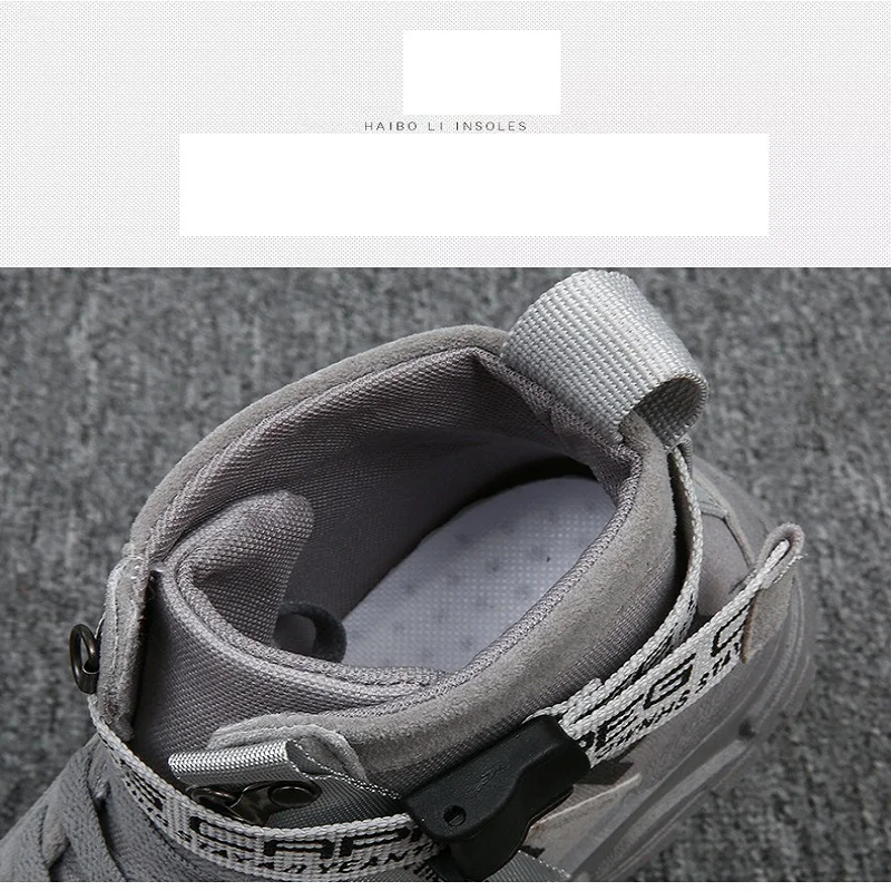 

Fashion Winter Sports Men's Shoes 2021 New Casual All-Match Tooling Boots Thick-Soled Warm High-Top Men's Martin Boots