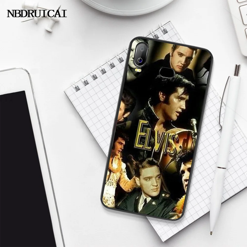NBDRUICAI Elvis presley Singer черный ТПУ мягкий чехол для телефона Samsung A10 A20 A30 A40 A50 A70 A71 A51 A6 A8