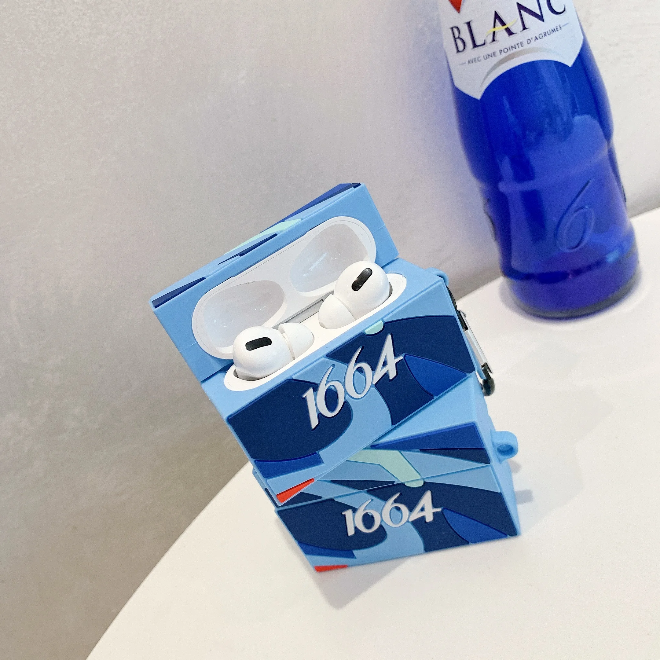 2019 для Airpods pro Чехол 3D Реалистичная Высокая копия 1664 пивная банка Bluetooth наушники